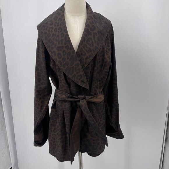 Mycra Pac Donatella womans reversible raincoat jacket small / medium cheetah USA - Picture 1 of 7
